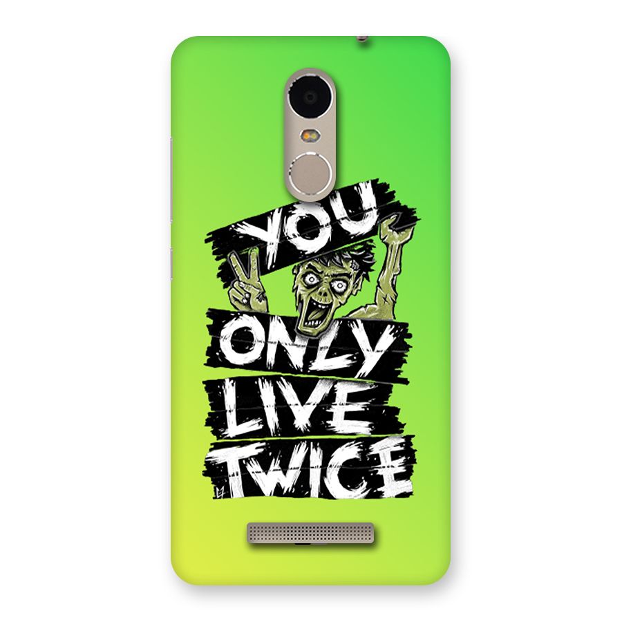 Yolo Zombie Back Case for Redmi Note 3