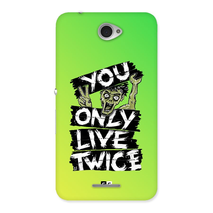 Yolo Zombie Back Case for Xperia E4