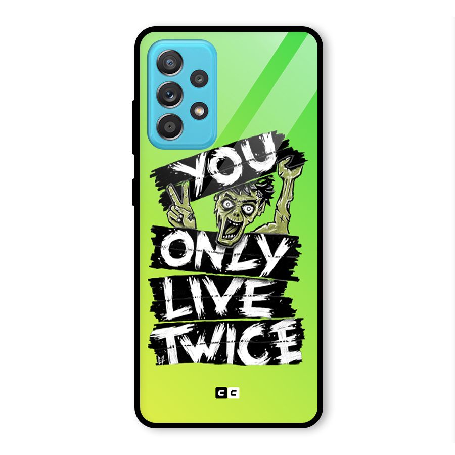 Yolo Zombie Glass Back Case for Galaxy A52
