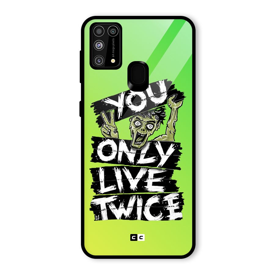 Yolo Zombie Glass Back Case for Galaxy F41