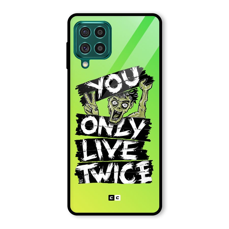 Yolo Zombie Glass Back Case for Galaxy F62