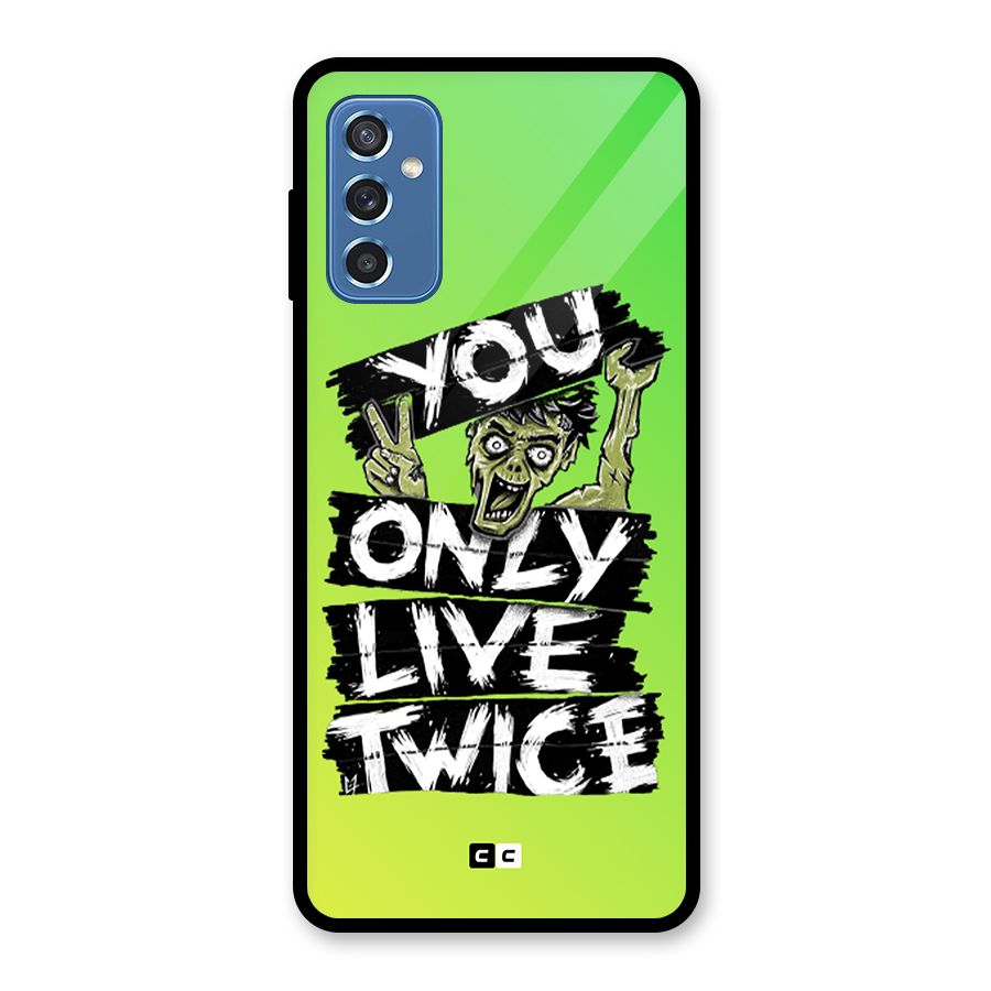 Yolo Zombie Glass Back Case for Galaxy M52 5G