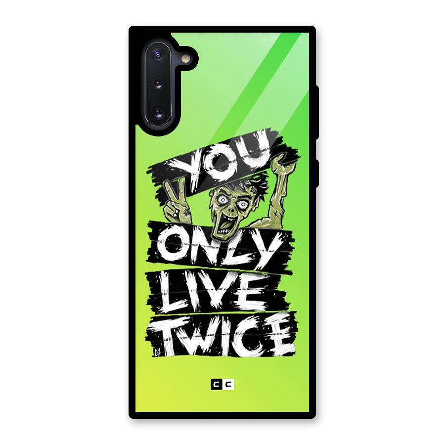 Yolo Zombie Glass Back Case for Galaxy Note 10