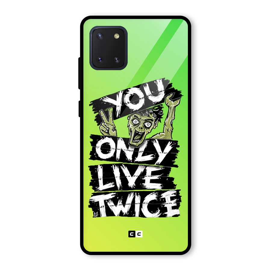 Yolo Zombie Glass Back Case for Galaxy Note 10 Lite