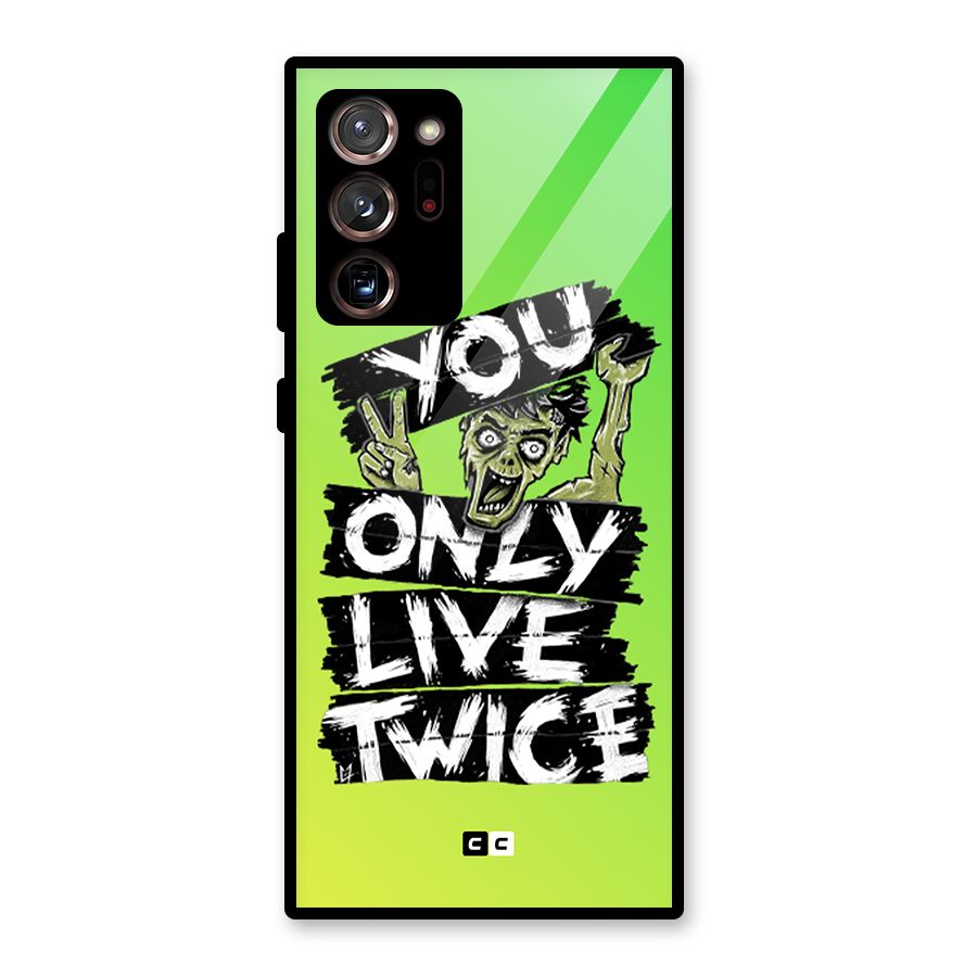 Yolo Zombie Glass Back Case for Galaxy Note 20 Ultra 5G