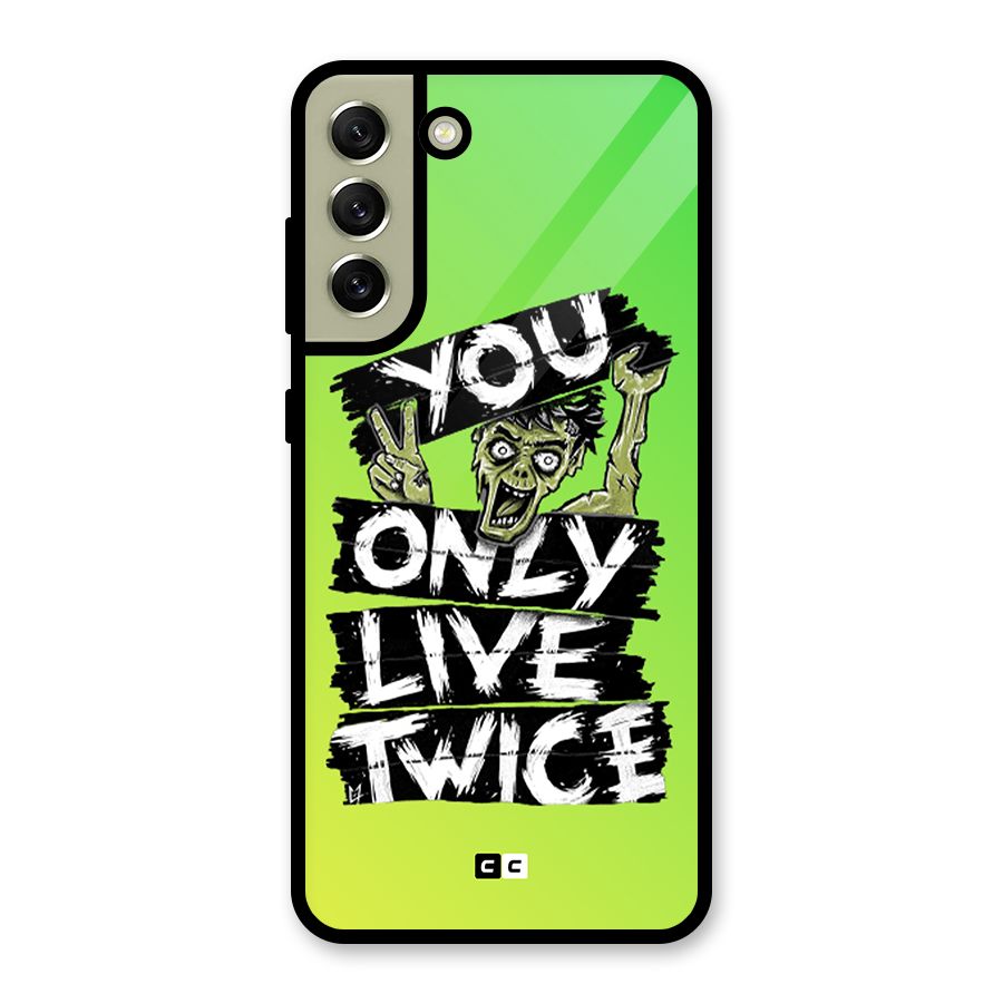 Yolo Zombie Glass Back Case for Galaxy S21 FE 5G