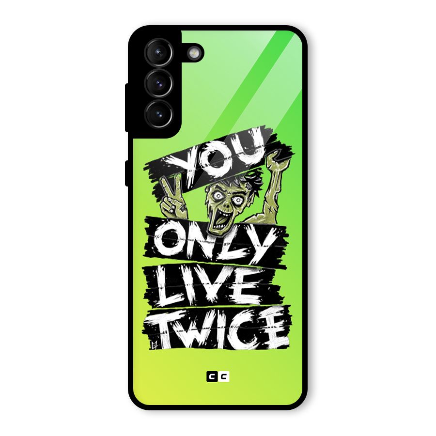 Yolo Zombie Glass Back Case for Galaxy S21 Plus