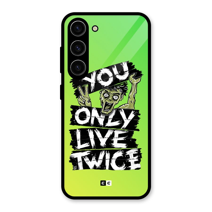 Yolo Zombie Glass Back Case for Galaxy S23