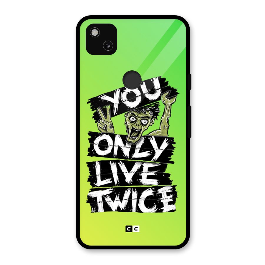 Yolo Zombie Glass Back Case for Google Pixel 4a