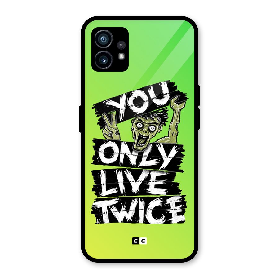 Yolo Zombie Glass Back Case for Nothing Phone 1