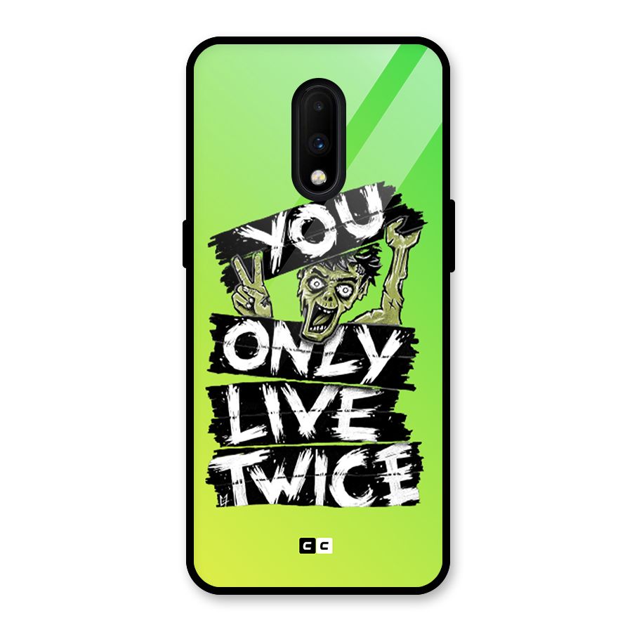 Yolo Zombie Glass Back Case for OnePlus 7