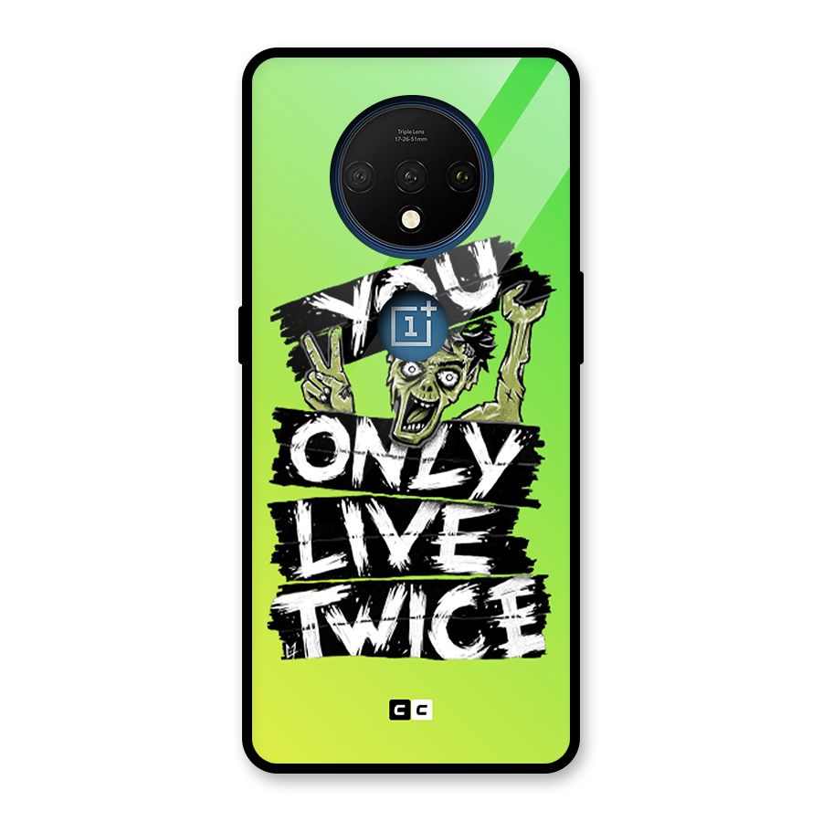 Yolo Zombie Glass Back Case for OnePlus 7T