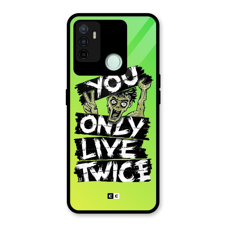 Yolo Zombie Glass Back Case for Oppo A53