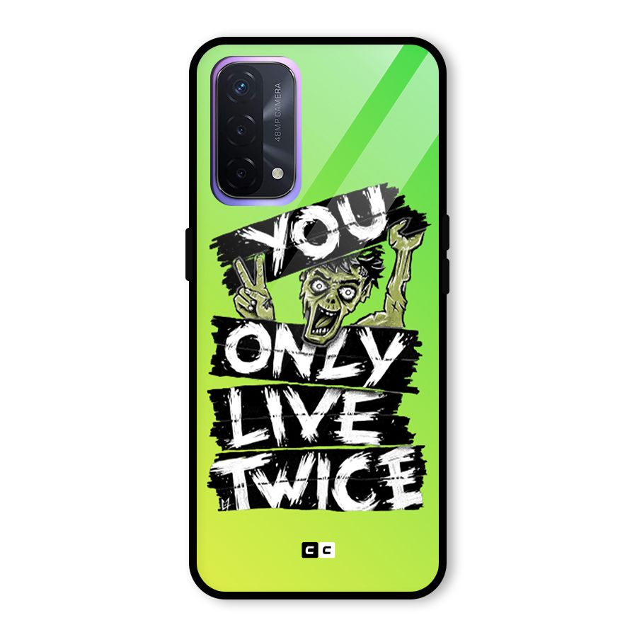 Yolo Zombie Glass Back Case for Oppo A74 5G