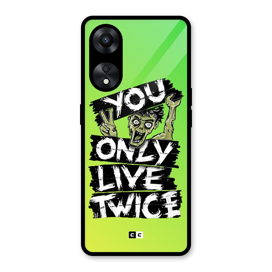 Yolo Zombie Glass Back Case for Oppo A78