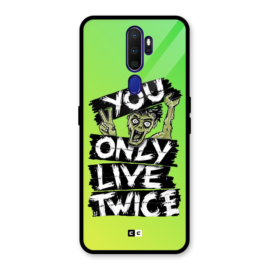 Yolo Zombie Glass Back Case for Oppo A9 (2020)