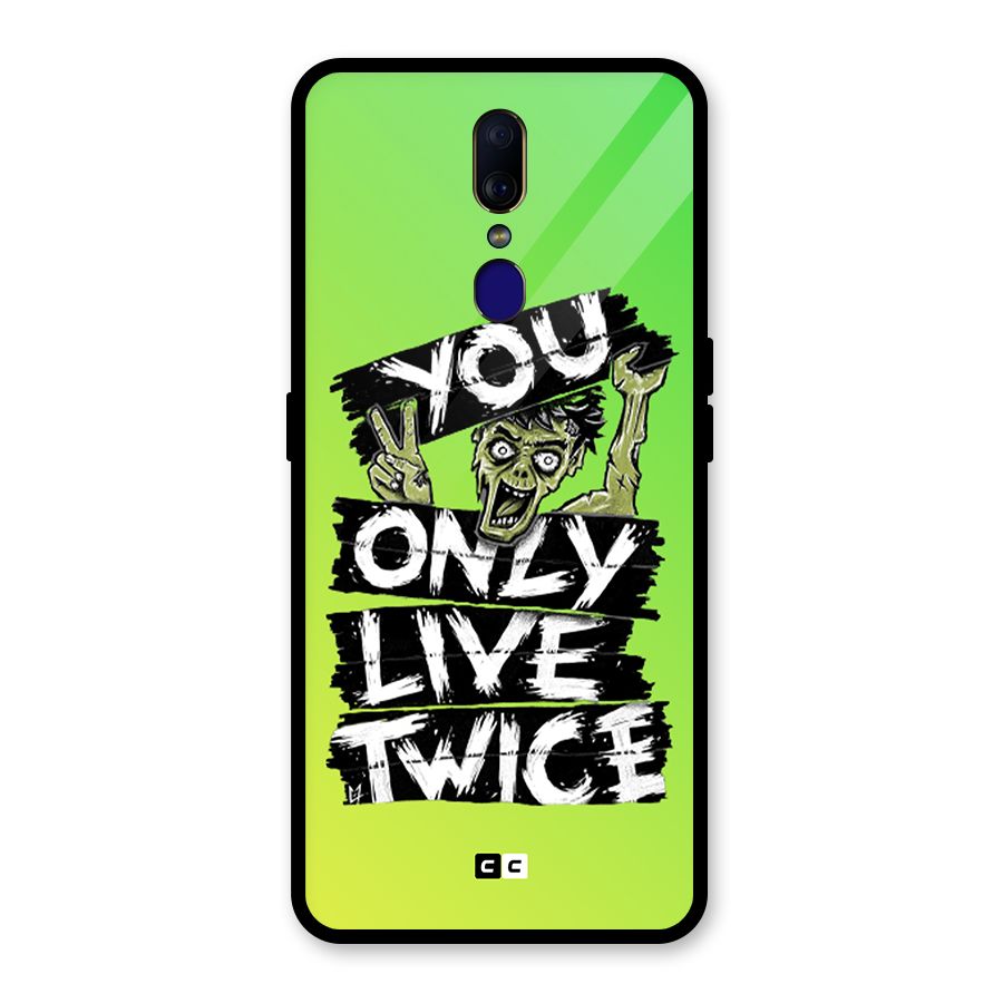 Yolo Zombie Glass Back Case for Oppo F11
