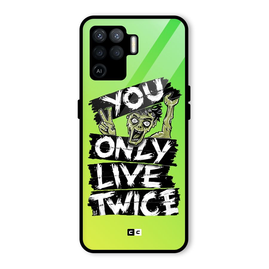 Yolo Zombie Glass Back Case for Oppo F19 Pro