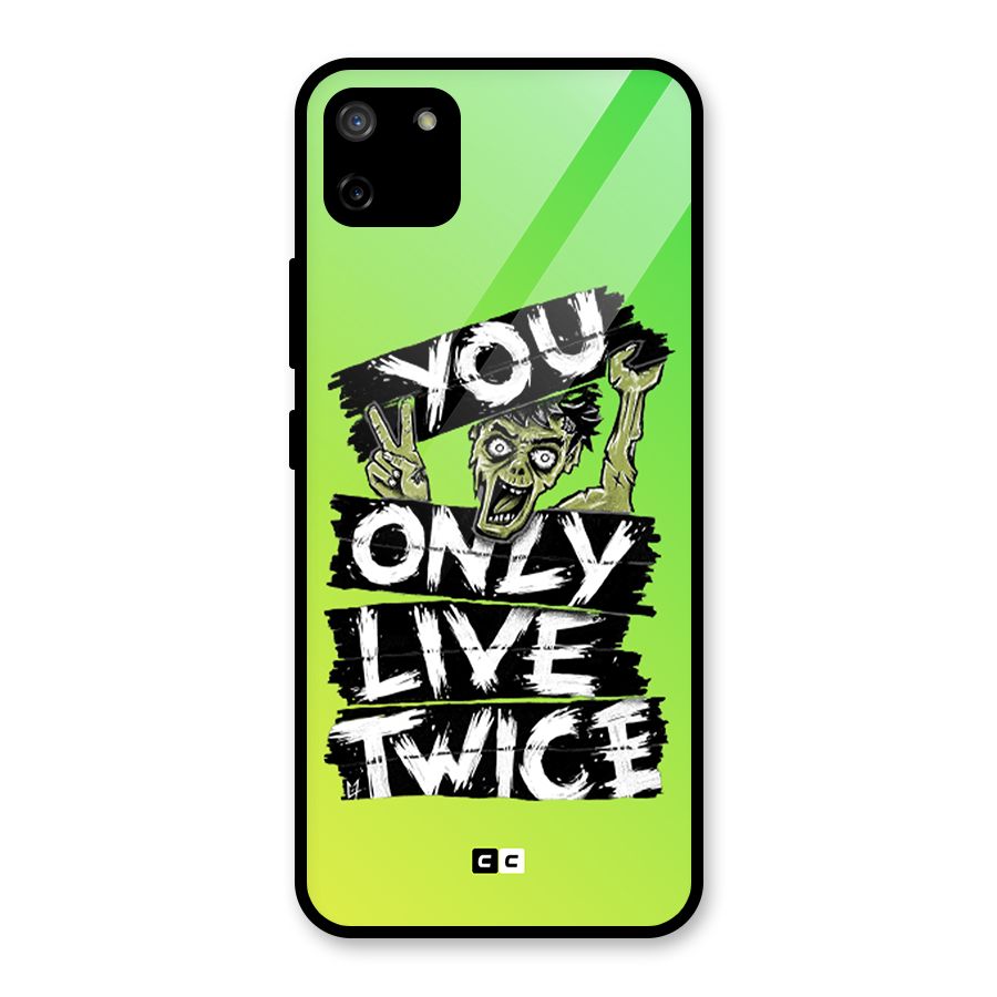 Yolo Zombie Glass Back Case for Realme C11