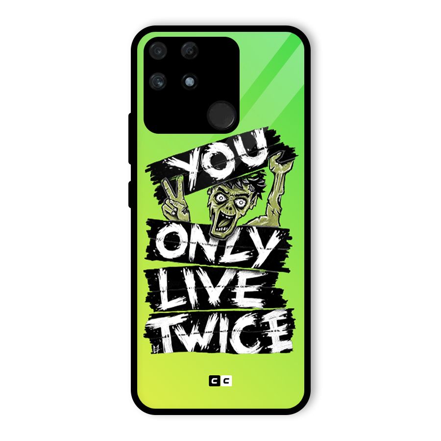 Yolo Zombie Glass Back Case for Realme Narzo 50A