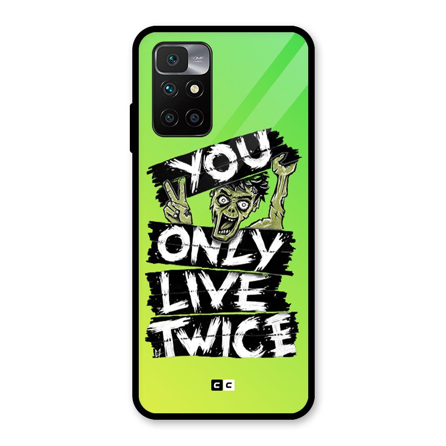 Yolo Zombie Glass Back Case for Redmi 10 Prime