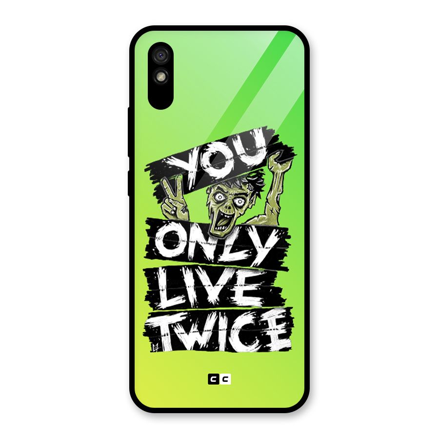 Yolo Zombie Glass Back Case for Redmi 9i