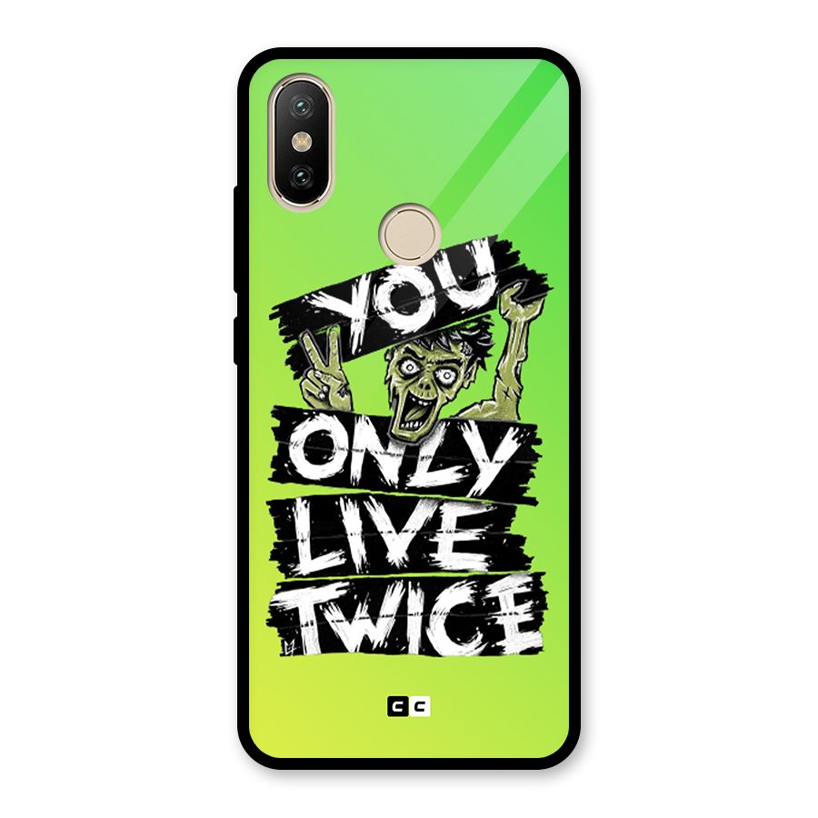 Yolo Zombie Glass Back Case for Redmi A2