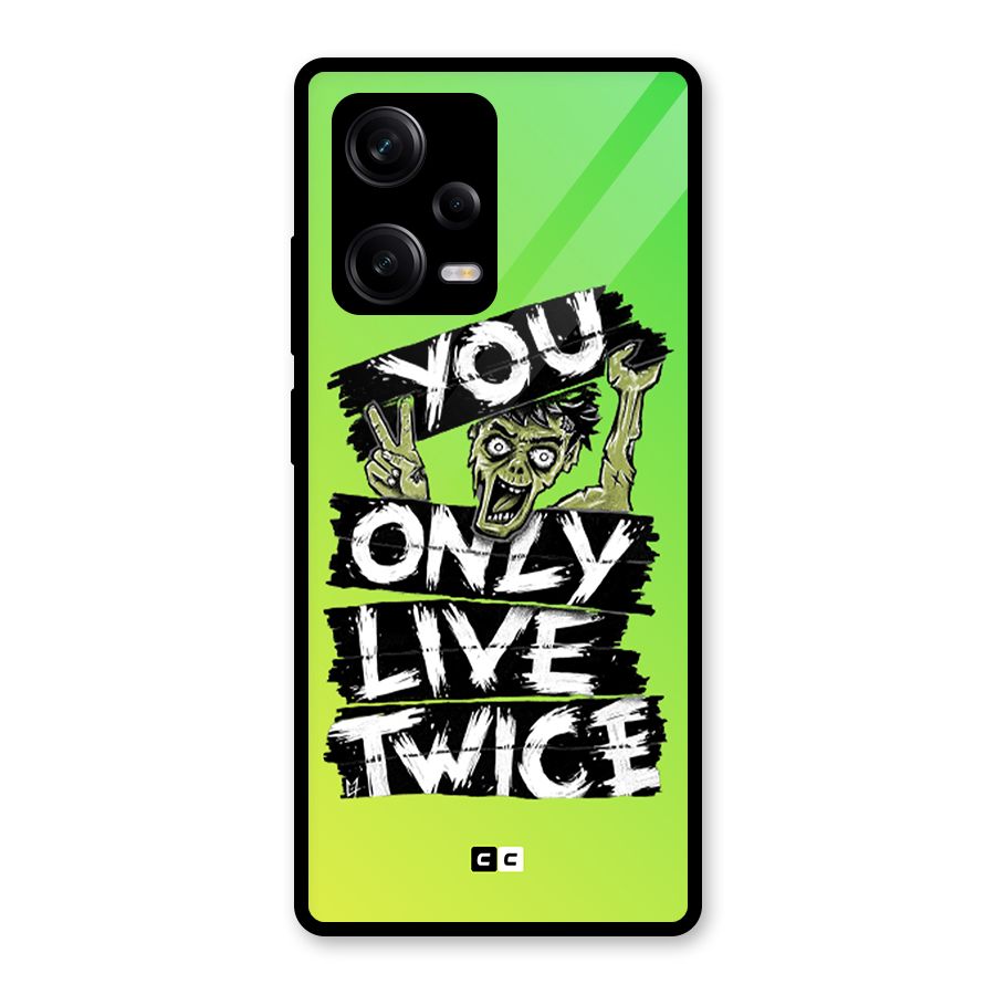 Yolo Zombie Glass Back Case for Redmi Note 12 Pro