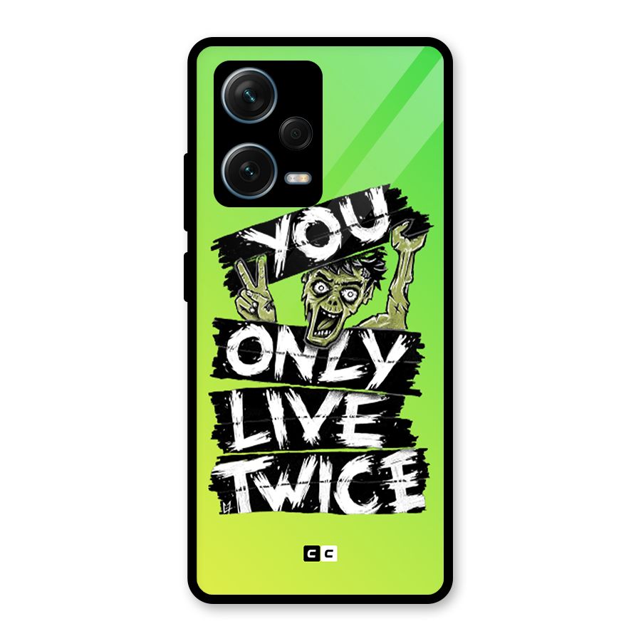 Yolo Zombie Glass Back Case for Redmi Note 12 Pro Plus 5G
