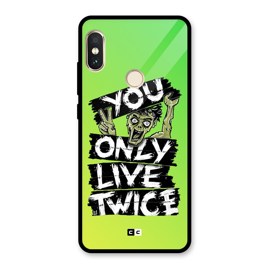 Yolo Zombie Glass Back Case for Redmi Note 5 Pro