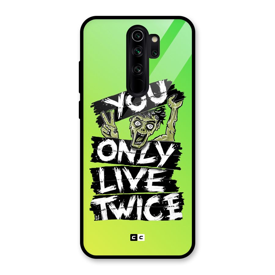 Yolo Zombie Glass Back Case for Redmi Note 8 Pro
