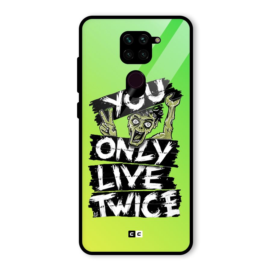 Yolo Zombie Glass Back Case for Redmi Note 9