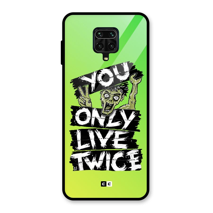 Yolo Zombie Glass Back Case for Redmi Note 9 Pro