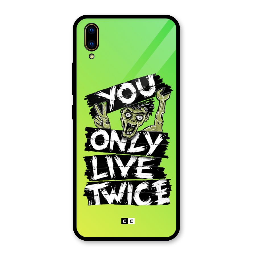 Yolo Zombie Glass Back Case for Vivo V11 Pro