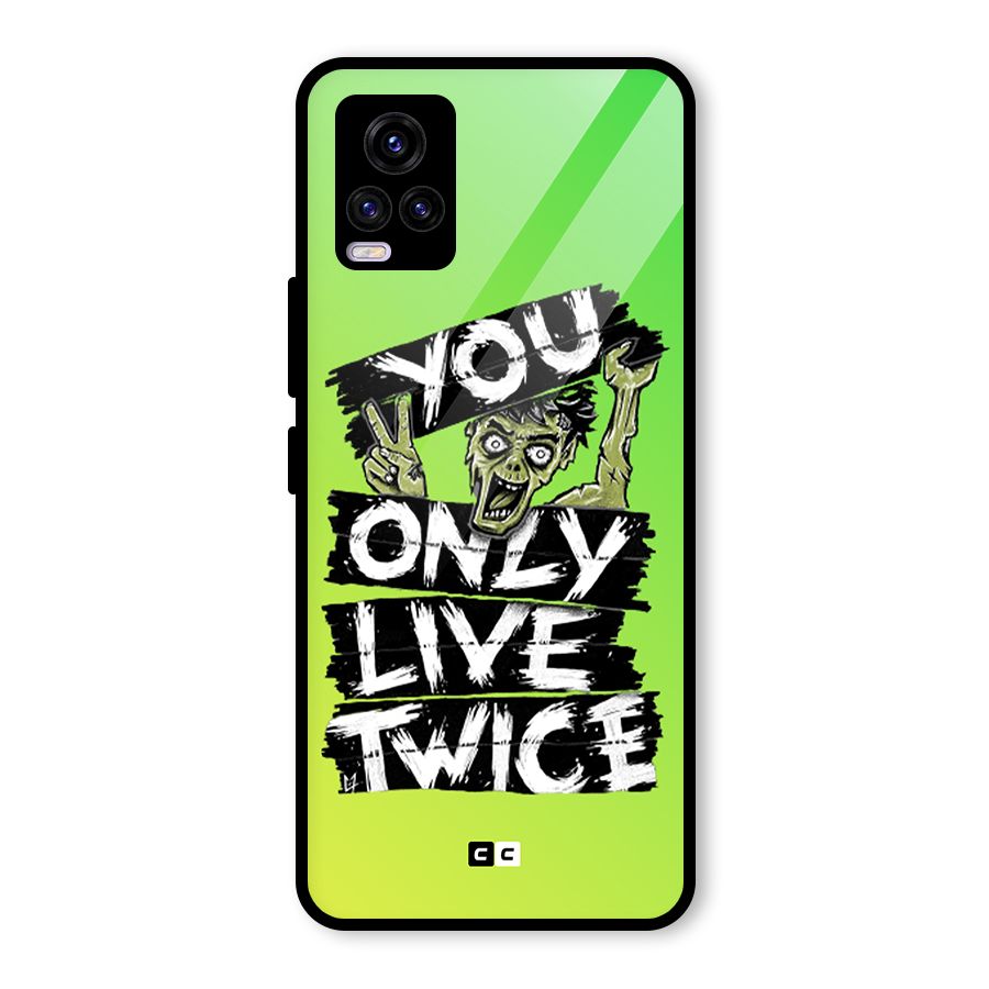 Yolo Zombie Glass Back Case for Vivo V20