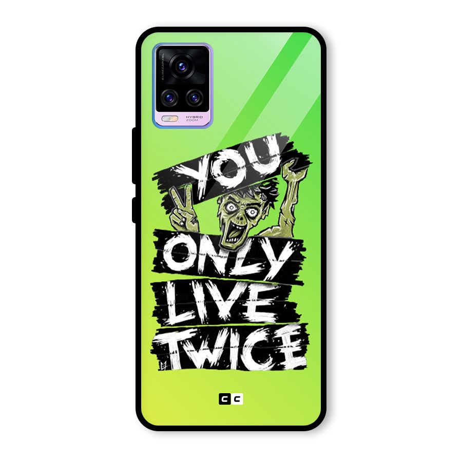 Yolo Zombie Glass Back Case for Vivo V20 Pro