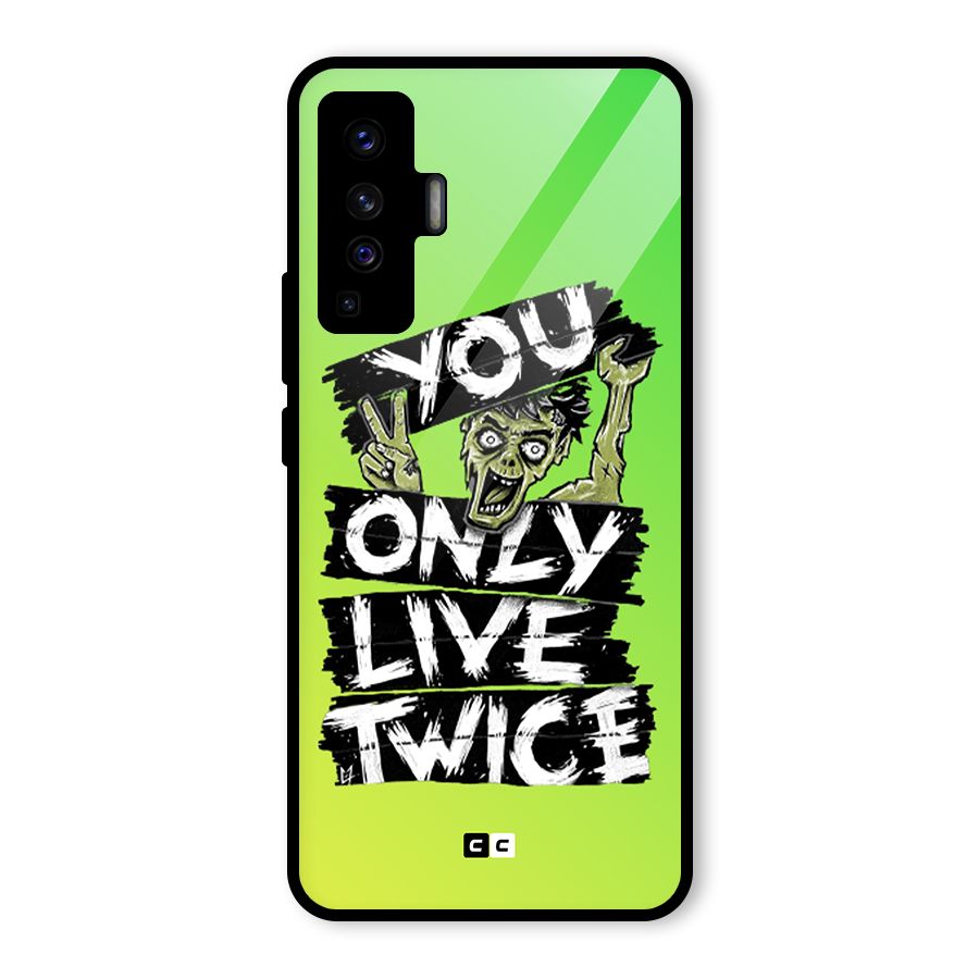 Yolo Zombie Glass Back Case for Vivo X50