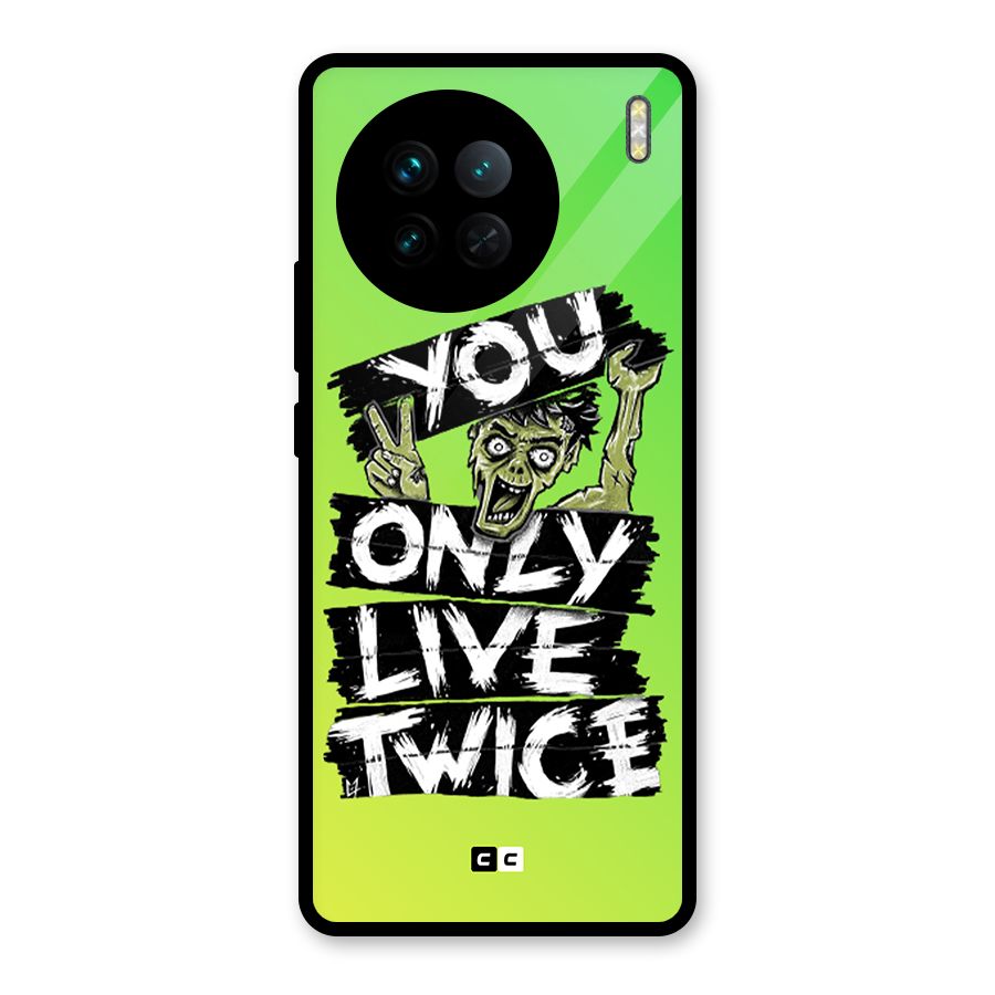 Yolo Zombie Glass Back Case for Vivo X90