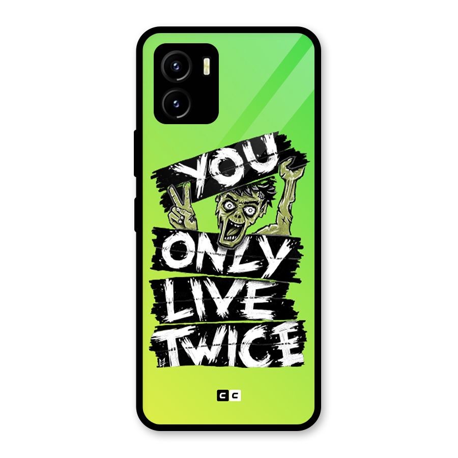 Yolo Zombie Glass Back Case for Vivo Y15s