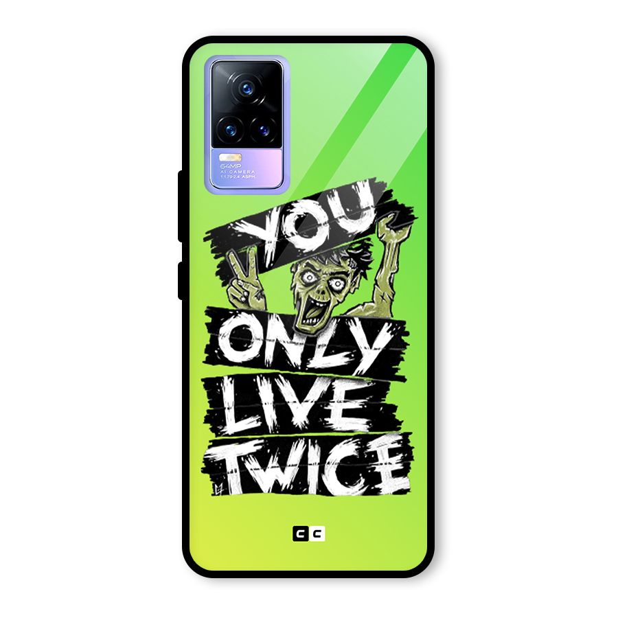 Yolo Zombie Glass Back Case for Vivo Y73