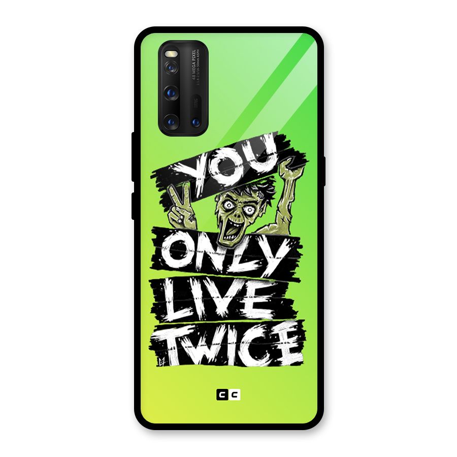 Yolo Zombie Glass Back Case for Vivo iQOO 3
