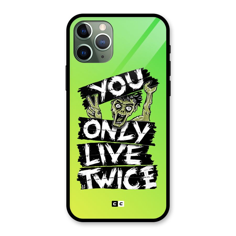 Yolo Zombie Glass Back Case for iPhone 11 Pro