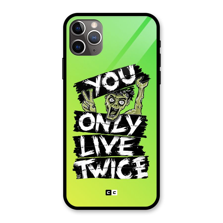 Yolo Zombie Glass Back Case for iPhone 11 Pro Max
