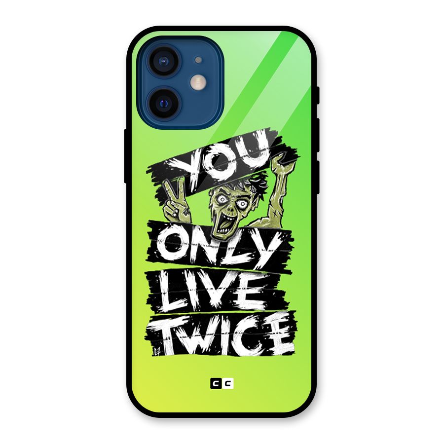 Yolo Zombie Glass Back Case for iPhone 12 Mini