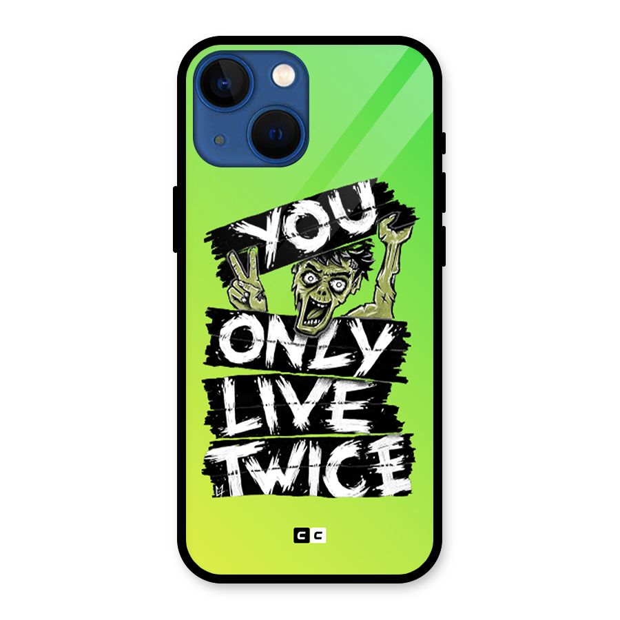 Yolo Zombie Glass Back Case for iPhone 13 Mini