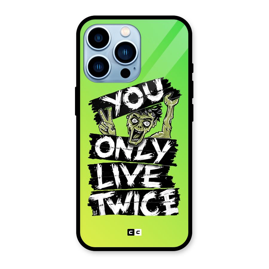 Yolo Zombie Glass Back Case for iPhone 13 Pro