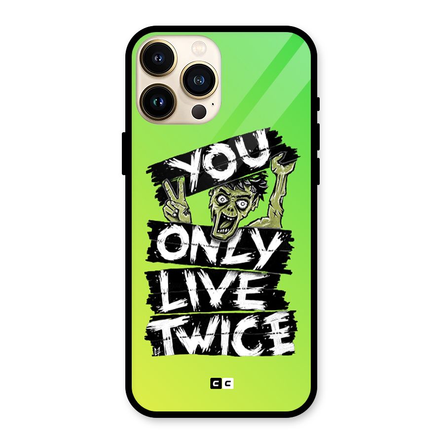 Yolo Zombie Glass Back Case for iPhone 13 Pro Max