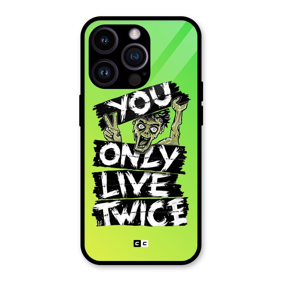 Yolo Zombie Glass Back Case for iPhone 14 Pro