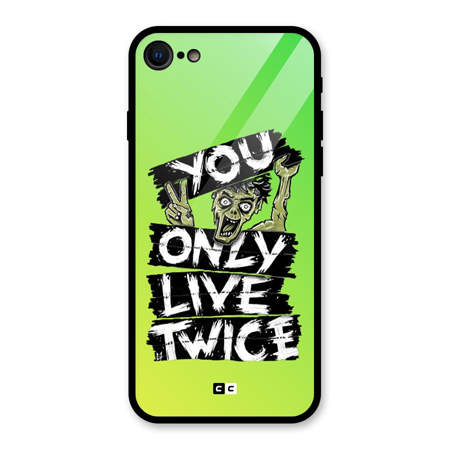 Yolo Zombie Glass Back Case for iPhone 7