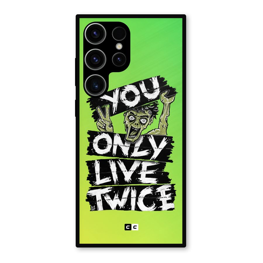 Yolo Zombie Metal Back Case for Galaxy S23 Ultra